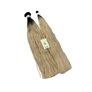 Cabello humano ondulado a granel natural degradado de cabello virgen vietnamita Premium de fábricas - Product Image 1