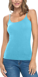 Camisolas sin mangas de punto transpirable para mujer, estilo Y2K, con tirantes finos, ajustadas, básicas. - Product Image 3