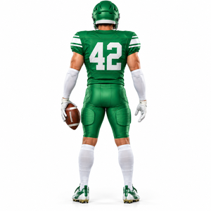Ensemble d'uniformes de football américain personnalisés, maillot et pantalon de football pour équipe, uniforme de football par sublimation - Product Image 4