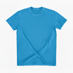 T-shirt épais et lourd en coton uni 300 GSM à manches courtes pour hommes, coupe oversize, personnalisable avec logo, vente en gros - Product Image 3