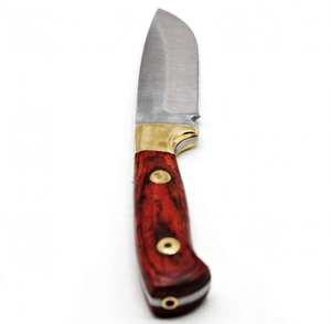 Wholesale Handcrafted Fixed Blade Steel <b>Craft</b> <b>Tool</b> with Brass Bolster Utility <b>Tool</b> with Rosewood Handle - Product Image 6