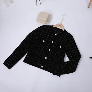 Mama's Middle-aged And Elderly Women Sweater V-neck Sweater Mother With Long Sleeve Cardigan Elderly Spring And Autumn Coat