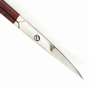 Tijeras Profesionales para Cutículas de Acero Inoxidable con Punta Curva y Diseño Simple, Herramienta de Cuidado de Belleza con Logotipo Personalizado - Product Image 2