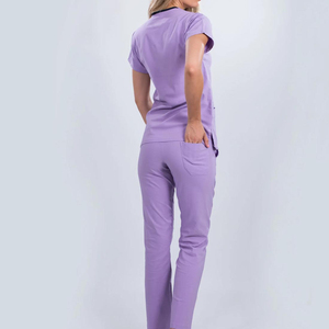 Superior Quality Custom Logo Eco-Friendly Breathable & Washable Short Sleeve Hospital <b>Scrub</b> Sets for Women Nurse Uniforms - Product Image 4