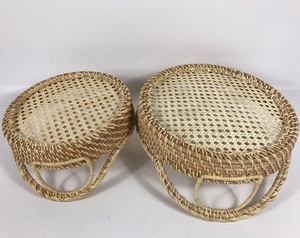 Bandeja Redonda de Ratán Natural Tejida a Mano de Alta Calidad, Diámetro 35cm, Nueva Decoración para el Hogar de Vietnam, Lavihex Co LV661T - Product Image 2