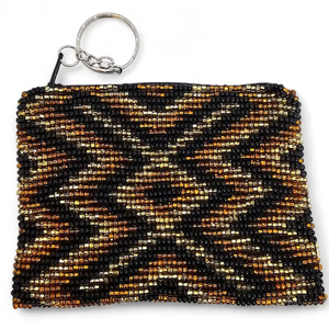 Latest Design Hand Pouch Beaded Embroidered Seed <b>Bead</b> Handmade Coin Purse with Customized Color for Women and Girl - Product Image 1