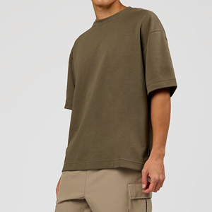 Camiseta de Manga Larga para Hombre, Unisex, con Costuras en Contraste de Color, Tejida en Poliéster/Algodón, Estilo Holgado, para Verano - Product Image 5