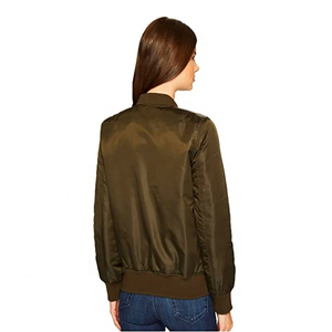 Nouvelle Veste Bomber Femme Tendance en Coton de Haute Qualité, Style Matelassé avec Perles, Respirante, Rivets, Fermeture Éclair, Style Urbain - Product Image 2