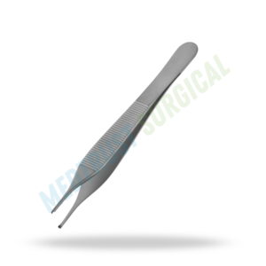 Pince à tissus Adson délicate 1x2 dents 12cm, instrument chirurgical, pince de maintien des tissus fins - Product Image 3