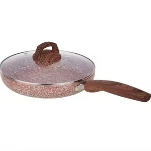 Sartén Antiadherente de Cobre Directo de Fábrica, Sartén de Acero Inoxidable con Mango Largo Remachado, Utensilios de Cocina para Estufa de Inducción - Product Image 4