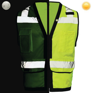 Chaleco de Seguridad Transpirable y Personalizable de Alta Visibilidad para Hombre, con Diseño Reflectante, Múltiples Bolsillos y Logotipo - Product Image 3