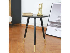 Table basse moderne compacte pour balcon et salon, style minimaliste, en bois de manguier, meubles de salon - Product Image 3