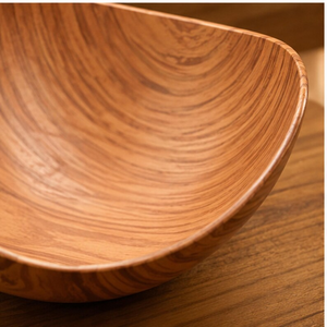 Juego de fruteros de madera con bandeja de servir, plato decorativo para aperitivos, tazón para frutas de uso en mesa. - Product Image 3