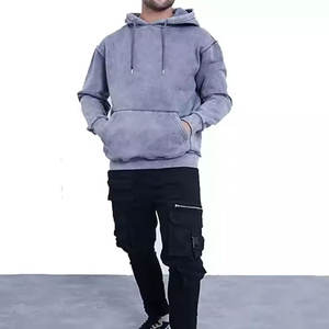 Sudaderas con Capucha Lisas Personalizadas, Sudaderas de Algodón Grueso para Gimnasio, Sudaderas con Capucha Extra Grandes para Hombre, Ropa Deportiva Urbana para Hombre - Product Image 5