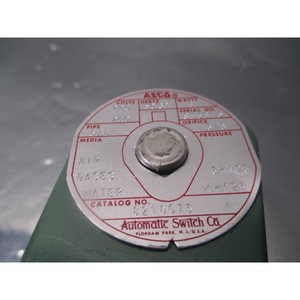 Válvula Solenoide ASCO 8210C73, Tubería de 3/8, 220 V - Equipo y Piezas de Semiconductores de Confianza de Tradicción Global - Product Image 1
