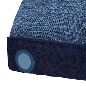 Unisex <b>Winter</b> Beanie <b>Hat</b> with Pom-Pom Solid Color Knit Cap for Outdoor Casual Wear Adult 56-58CM - Product Image 4
