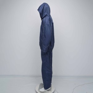 Survêtement streetwear imprimé réversible respirant et écologique à capuche, coupe décontractée, 2 pièces, avec logo personnalisé, vente en gros - Product Image 3