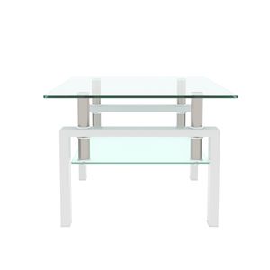 Tavolini da caffè moderni bianchi e chiari per mobili da salotto - Product Image 3