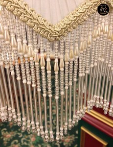 Flecos Decorativos con Cuentas Rojas y Naranjas, Trenzados, BF791, 4 Pulgadas de Largo, Adornos con Cuentas, Compre Directamente del Proveedor - Product Image 5