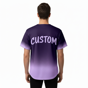 Nueva Camiseta de Béisbol Personalizada al por Mayor con Logotipo, Sublimación, Secado Rápido, Transpirable, Bordada - Product Image 4