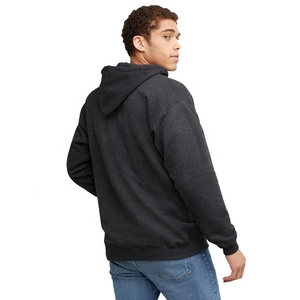 Sweat à capuche zippé pour homme de qualité supérieure, en coton doux, vêtements de sport, veste décontractée, fabrication OEM ODM, vente en gros - Product Image 3