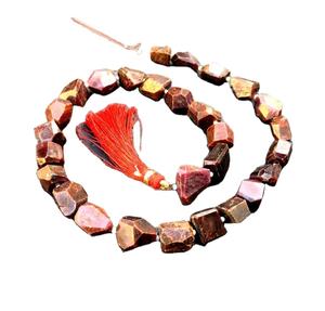 27 pièces de pierres précieuses rubis naturel à facettes, pépites en forme de perles, pierre d'anniversaire de juillet, fabrication de bijoux de qualité supérieure, vente en gros - Product Image 1