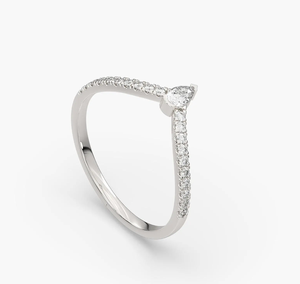 White <b>Fine</b> <b>Ring</b> Brilliant Cut Diamond Bridal Band Bezel Set Wedding Engagement Jewelry 18K Gold Plated IGI Certified Custom Size - Product Image 5