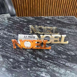 Letras de Resina Modernas Hechas a Mano para Sublimación, Decoración Navideña para el Hogar, Regalo Festivo Personalizable - Product Image 6