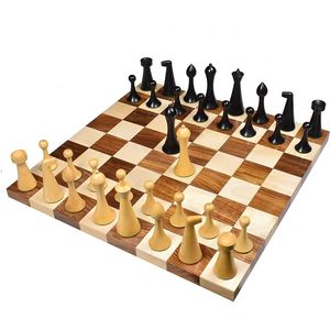 Tablero de Ajedrez de Madera de Estilo Minimalista Moderno, Adorno Decorativo para Manualidades en Madera, Cajas de Madera, Letreros de Pared - Product Image 1