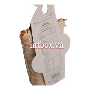 Bolsa de embalaje Kraft reciclable de diseño personalizado, Asa de papel de revestimiento de laminación en relieve de Color personalizado, gran logotipo impreso para té - Product Image 6