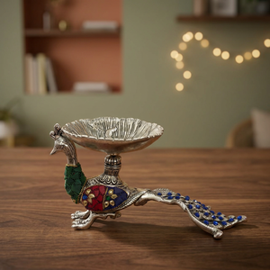 Bol à fruits secs élégant fait main en acier inoxydable, plat de service moderne de luxe pour table de fête, décoration intérieure et usage quotidien à la salle à manger - Product Image 3
