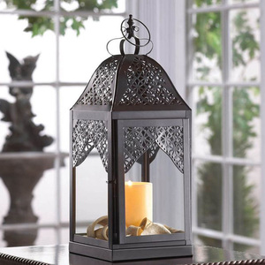 High Quality Iron <b>Candle</b> Lantern with Elegant Finish for Hotel Restaurant Decor - Product Image 5