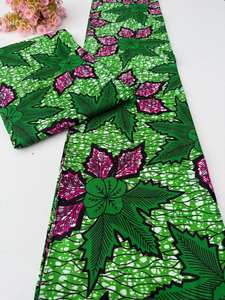 Tissu en coton 100% imprimé à la cire africaine, sur mesure pour le marché éthiopien, pour vêtements traditionnels - Product Image 5