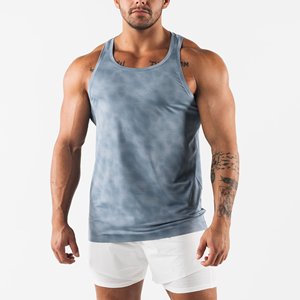 Cotton Tank Tops Gym /Exercise Fitness Sports <b>Vest</b> with Wide Shoulder Round Neck Sleeveless Shirt Casual Wear Tank To - Product Image 3
