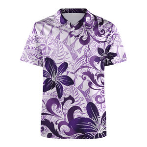 Camisa Polo de Manga Corta para Hombre, Diseño Tribal Polinesio Elei, Botones Sueltos, Moda Casual, Transpirable, a Buen Precio, Gran Venta - Product Image 4