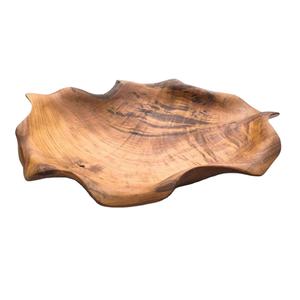 Ustensiles de cuisine en acacia véritable de haute qualité Design plat plat en forme de plateau bol à salade Option jetable polyvalente longue durée disponible - Product Image 1