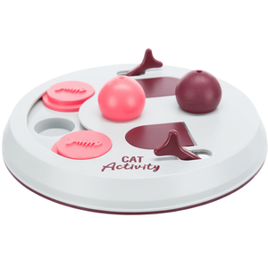Planche d'activités pour chat Cerise/Rose/Gris clair 23 cm – Jeu interactif et de stratégie de mouvement pour animaux de compagnie - Product Image 2