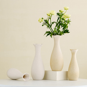 Vase en céramique, vases à fleurs pour la décoration, vases décoratifs modernes de style bohème et farmhouse pour l'herbe de la pampa et les fleurs séchées, finition vieillie - Product Image 1