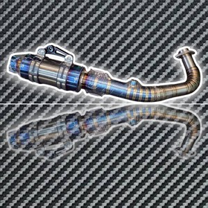 KAO Titanium Racing Muffler for Motorcycle Taiwan Supplier - Product Image 1
