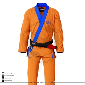 ชุดยูโดบราซิลเลี่ยนยิวยิตสู พรีเมียม พร้อมซับในแบบซับลิเมชั่น ผ้าเพิร์ลวีฟ 100% คอตตอน สำหรับทุกเพศ  ชุดแข่งขัน OEM ระดับโปร - Product Image 2