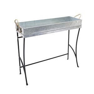 Support pour plantes avec plateau galvanisé - Product Image 6