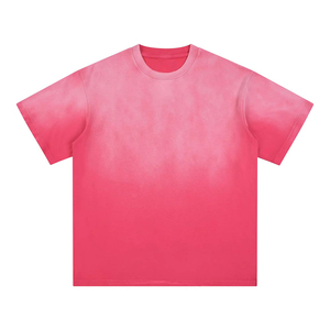 T-shirt Homme Oversize Effet Délavé Coton Premium Style Vintage Coupe Ample Décontractée Manches Courtes Col Rond Tendance Décontractée - Product Image 1