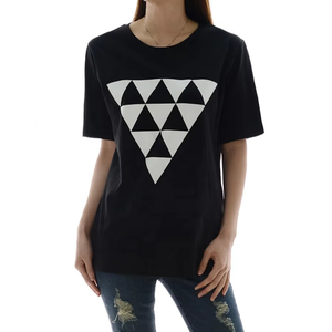 เสื้อยืดแขนสั้นผู้หญิงพรีเมียมสีสันตามสั่ง ระบายอากาศได้ดี สไตล์ลำลอง พิมพ์โลโก้ตามสั่ง ราคาถูก - Product Image 5