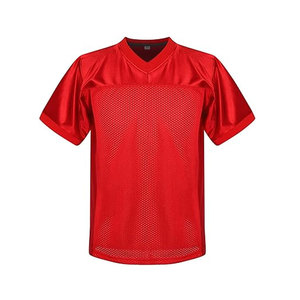 Maillot de football américain personnalisé, vêtements de sport professionnels, tissu respirant, manches courtes, logo sublimé, design pour hommes, femmes et jeunes - Product Image 2