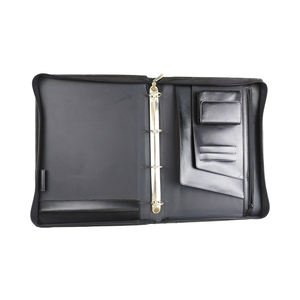 Vente Flash : Classeur à Anneaux en Cuir PU de Qualité Supérieure avec Fermeture Éclair, Logo Personnalisé, Quantité en Gros - Nexgen Exports - Product Image 1
