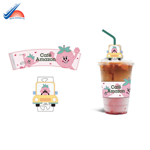 Impresión de Fundas para Vasos de Bebidas OEM |   Funda de Papel Personalizada con Logotipo para Vasos de Café - Product Image 4