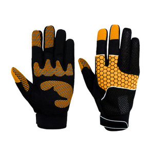 High Heavy Duty Reinforced Industrial Safety Gloves Anti-Vibration Cut Resistant Mechanic Work Gloves Synthetic Leather Amara - Product Image 5