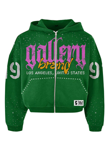 Wholesale Custom 450g Men's <b>Hoodie</b> Spray Dyeing Splash Ink Tear Distressed Pullover Street Retro Unisex Hoodies - Product Image 3