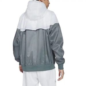 Custom Logo Men's <b>Waterproof</b> Windbreaker <b>Jacket</b> Lightweight Hooded Outdoor Sportswear Color Block Windproof Running <b>Jacket</b> - Product Image 3