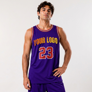 Maillot de basket multicolore sans manches pour l'entraînement sur le terrain et les matchs de compétition - Product Image 3